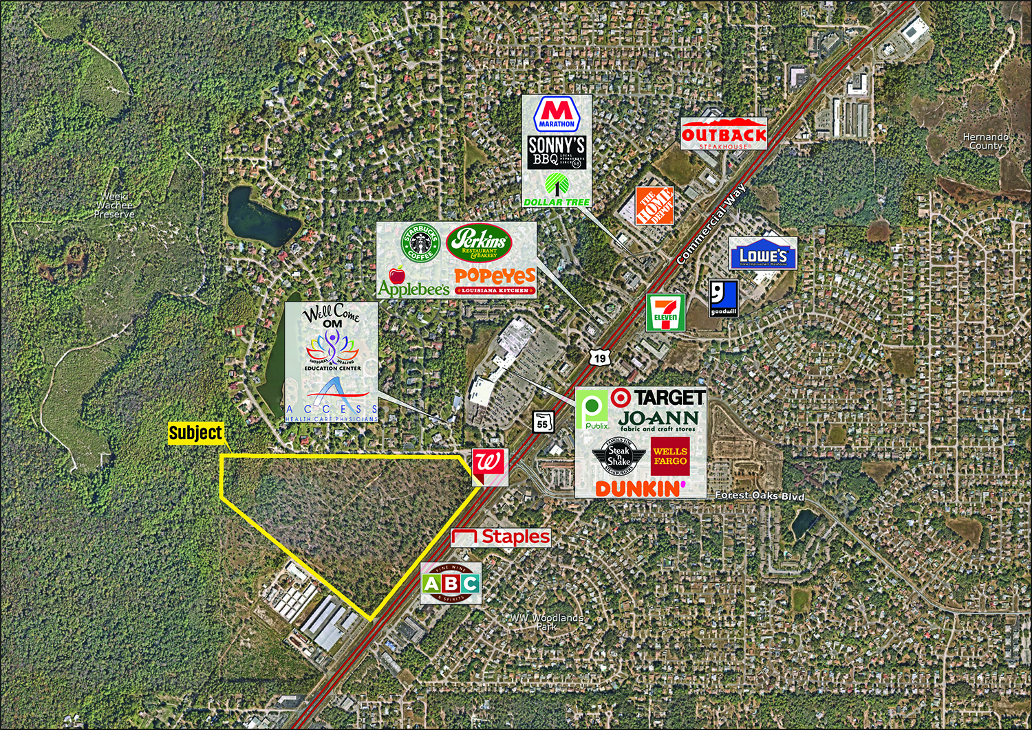 ±72 acres Vacant Land, U.S. 19...