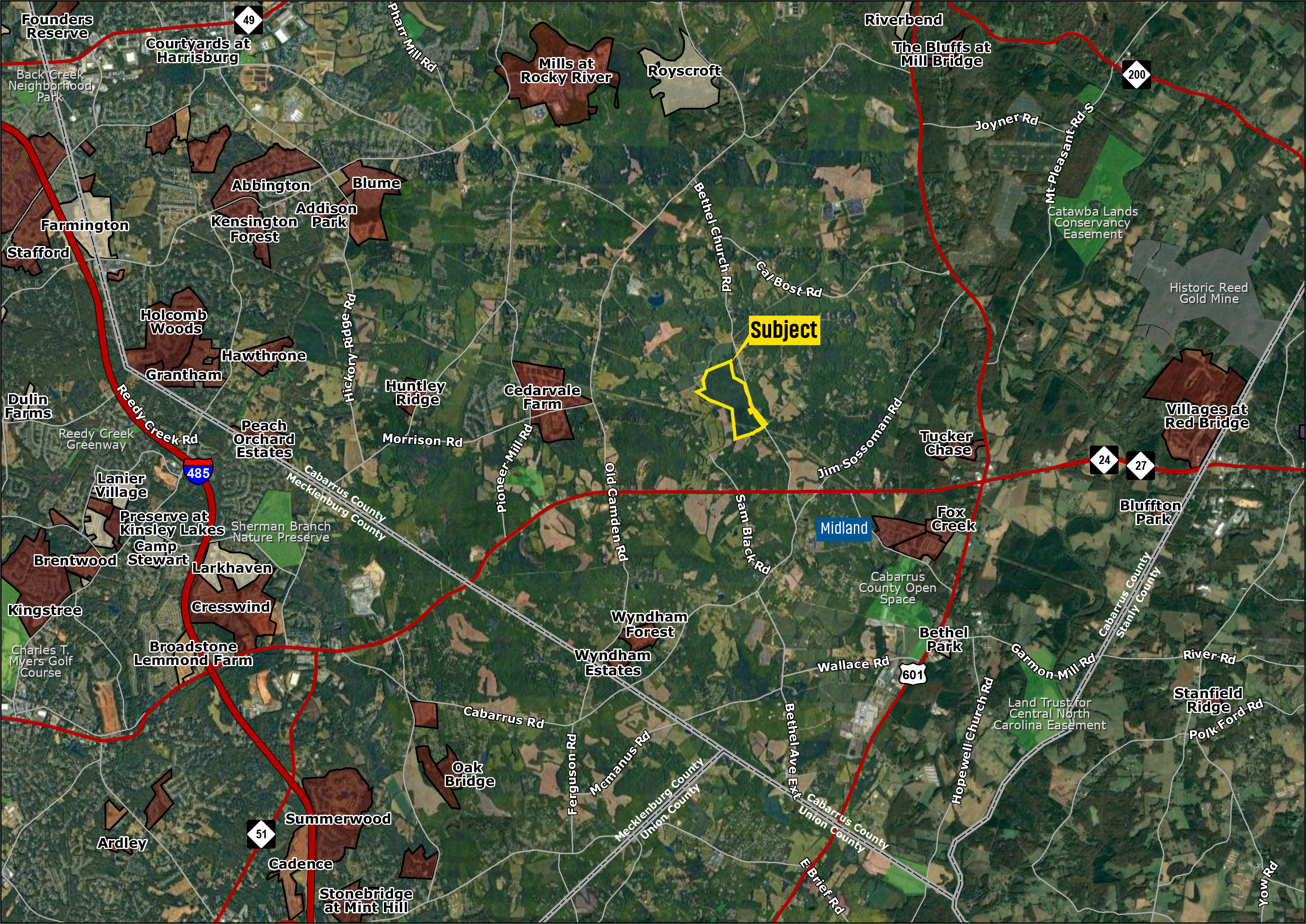 ±168 Acres Cabarrus County