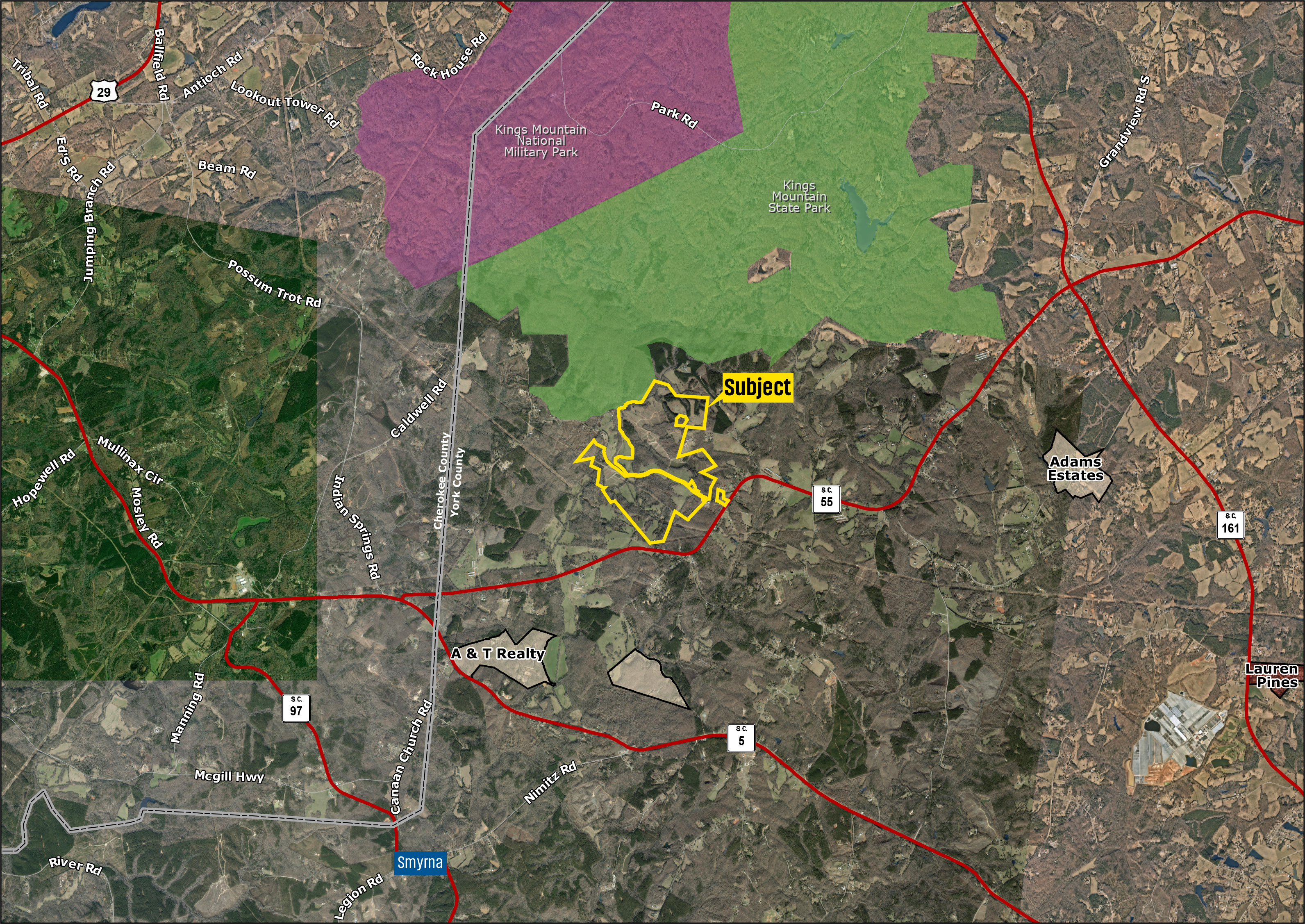 ±588 Acres Adjacent to Kings M...