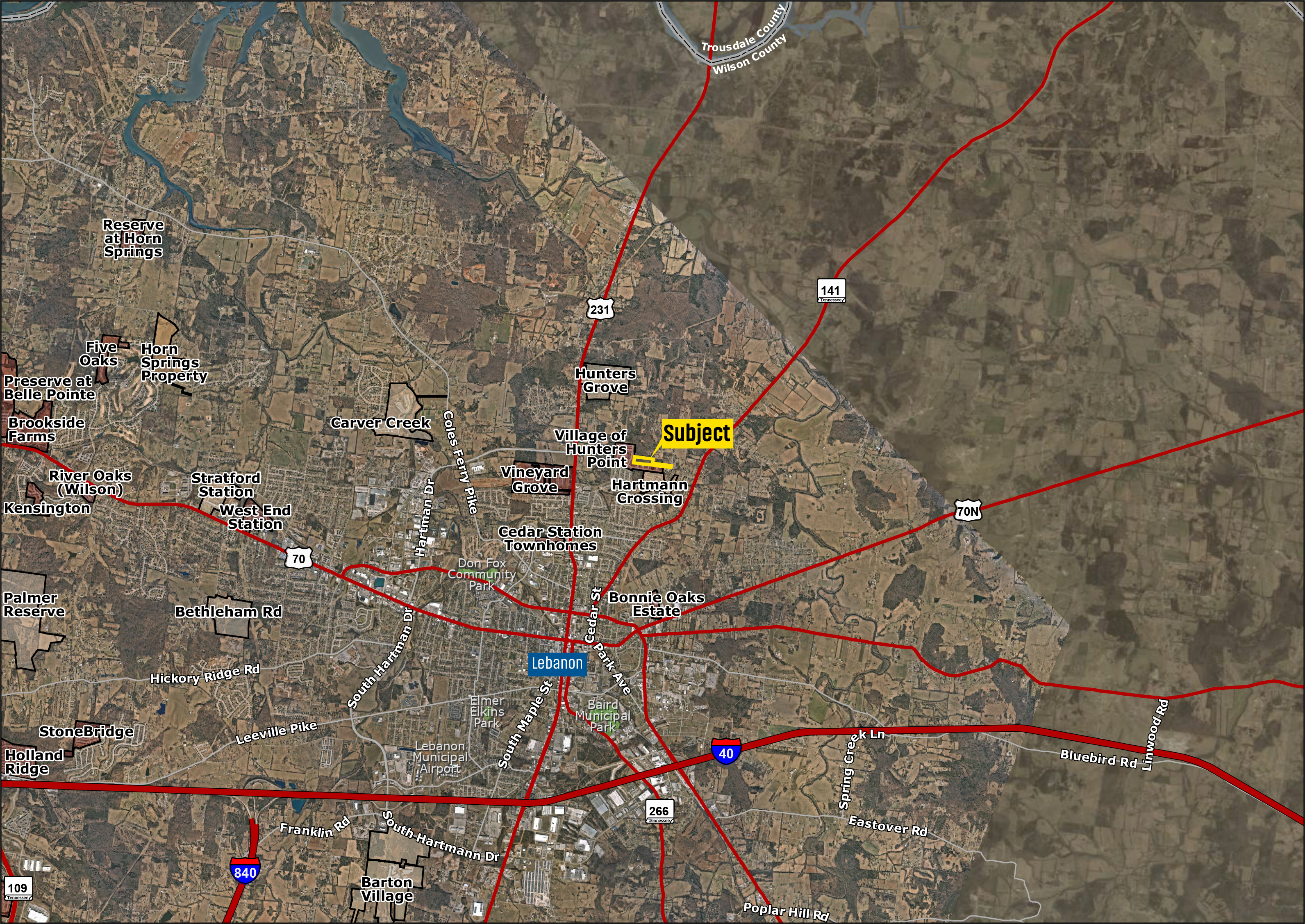 Rutledge Lane & Hartsville Pike 11.7 Ac
