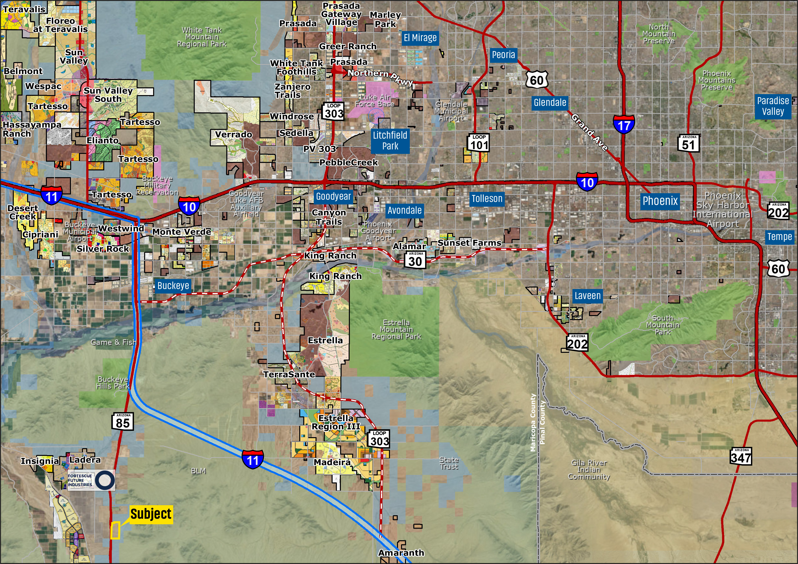 ±286 Acres | Zoned Industrial